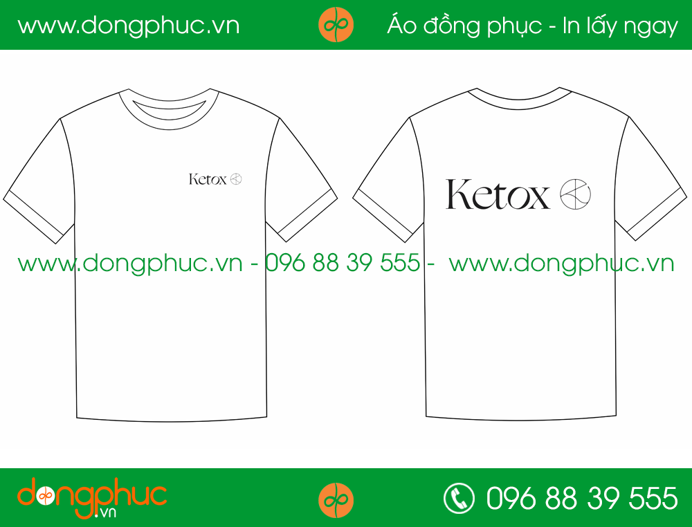Áo phông đồng phục công ty Ketox